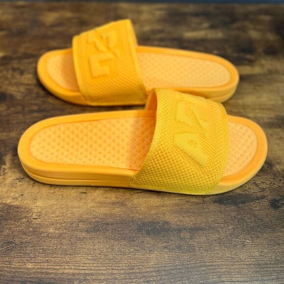 APL Big Logo TechLoom Slides in Mango. Unisex, Men Size 9/Ladies 10.5. NIB! main image 5